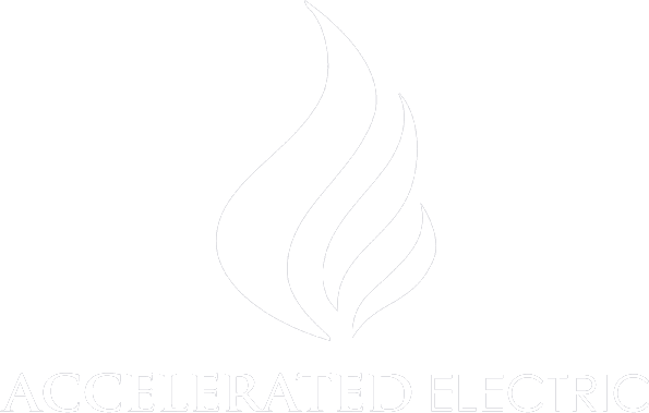 The logo for accelerated electric.